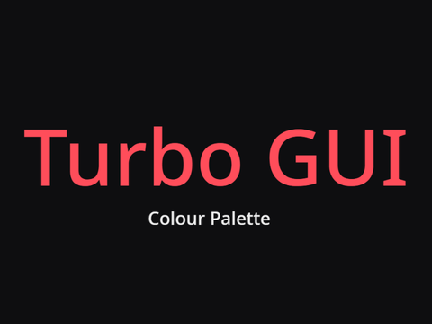 TURBO GUI - Colour Palette