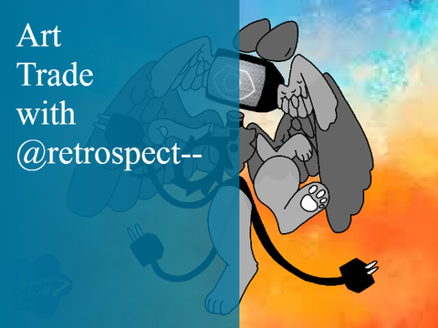 Static - Art Trade with @retrospect--