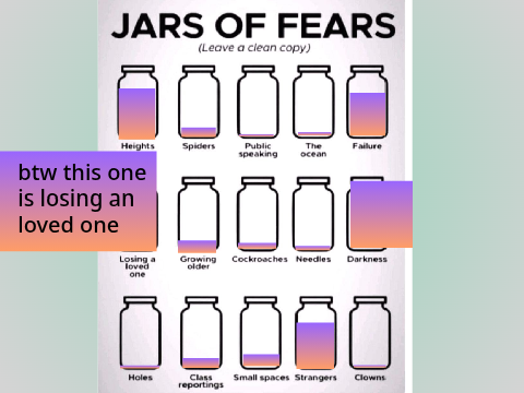 Jar Of Fears