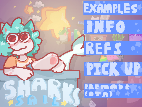 Sharks sail - booth/stall (canceled/none running)