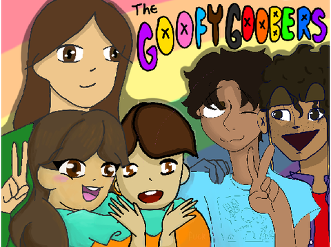 colab drawing of me and mah fwends ✌