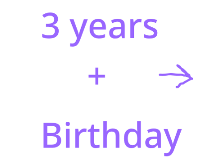 dang its been 3 years