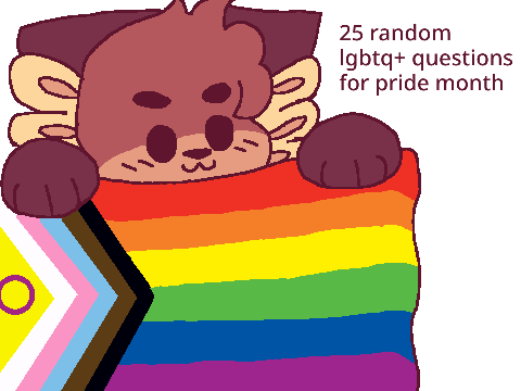 20 random lgbtq+ questions for pride month remix
