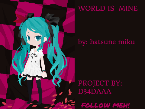 WORLD IS MINE   hatsune miku