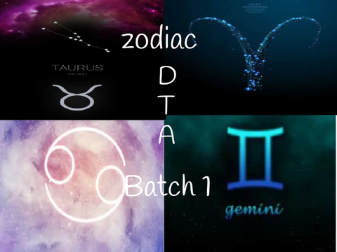 (Open) zodiac dta batch 1