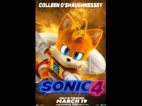 Sonic 4 Tails Character Poster Concept