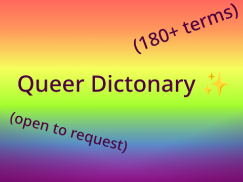 Full queer dictionary ✨