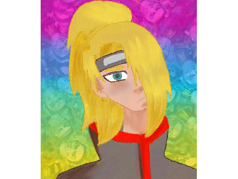 I made a rumple stiltskin brush... (Deidara fanart)