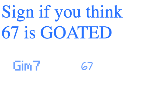 Sign if you agree 