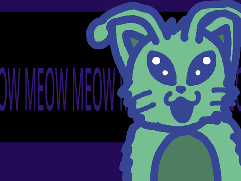 Lazy alien cat nyan cat meme