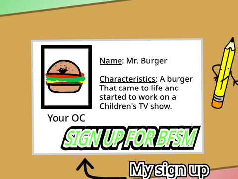 My Sign-up for BFSM