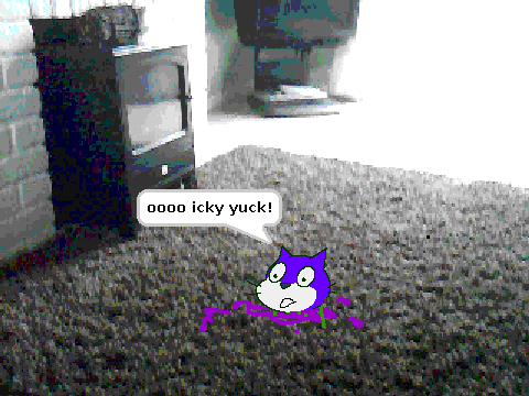 scratchy has an accident!