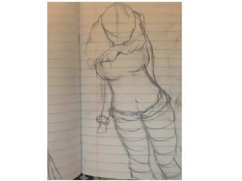 Bobette as human arttt (WIP)