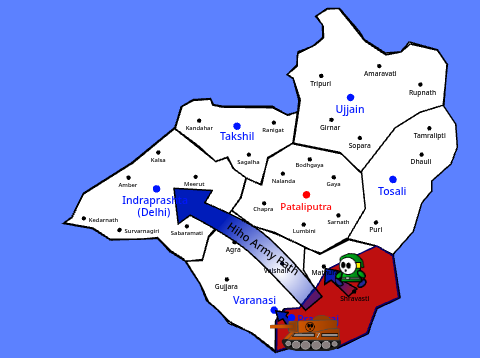 The Invasion of the Mauryan Empire.