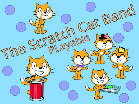 the scratch cat Band (playable)