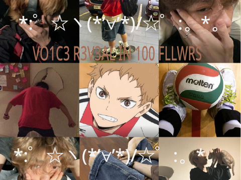 VO1C3 R3V3AL IN 100 FLLWSSSS