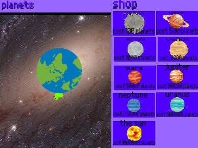 planet clicker