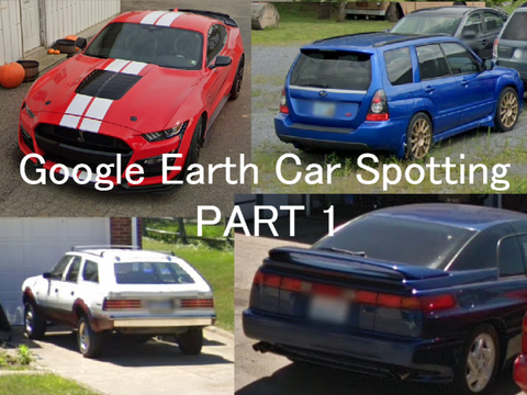 Google Earth Car Spotting Part 1