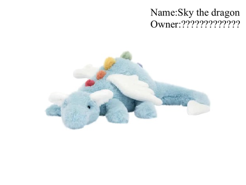 Adopt a blue jellycat!