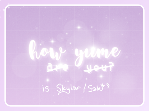 ୨₊˚‧ how yume (airi) is skylar (saki)? ⊹˚.୧ 