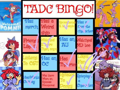 TADC Bingo // The Amazing Digital Circus Bingo remix