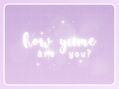 ୨₊˚‧ how yume are you? ⊹˚.୧ remix