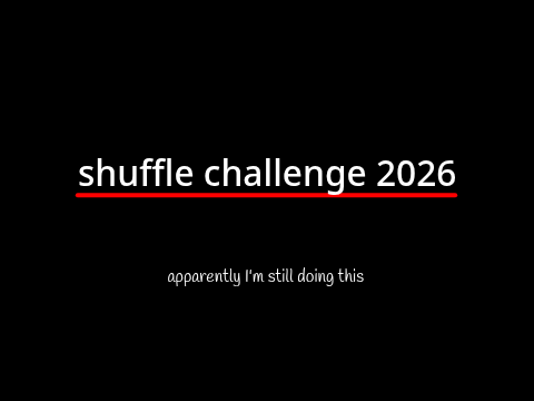 Shuffle challenge 2026