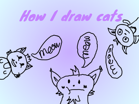How I draw cats =^..^=