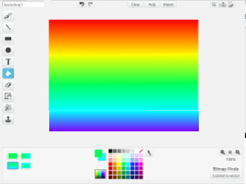 How to Fill With 2 Colors! 