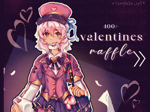 ♥︎ [closed] 400+ valentines raffle