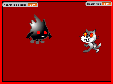 Robo-cat vs.robo-gobo