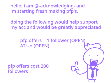 AT's + PFP OFFERS (OPEN)