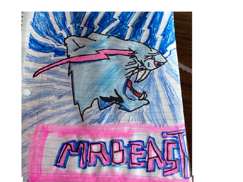 Mrbeast fan art (for sum reason)