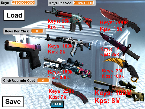 CS:GO Gun Clicker [WITH SAVING]