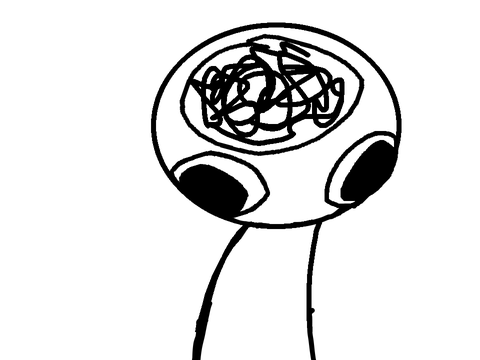 my mind half the time