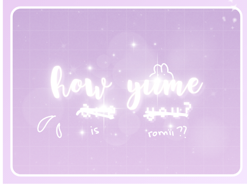 ୨₊˚‧ how yume is romii? ⊹˚.୧ remix