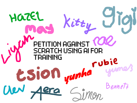 signing another petition against aipetition against scratch using ai !! remix remix remix