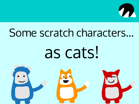 Scratch Characters as Cats