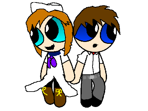 me and keiichi powerpuffifyied (idk how to spell that)