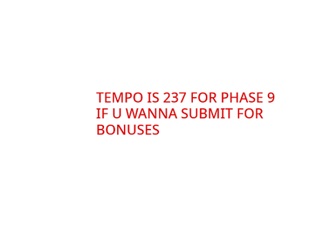 BONUS SUBMISSIONS