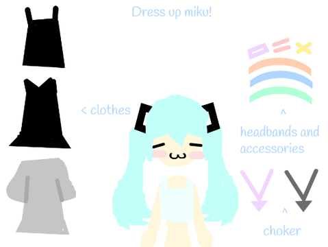 dress up miku!