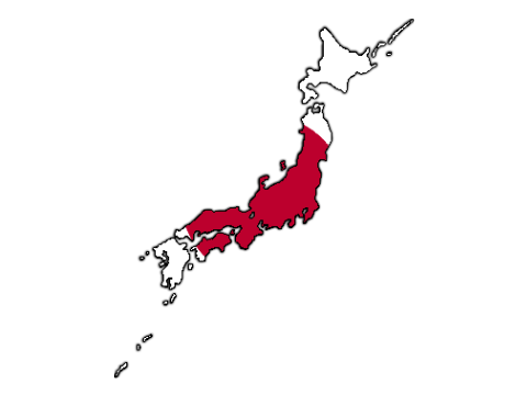 Flag Map of Japan (2026 | Present Day)