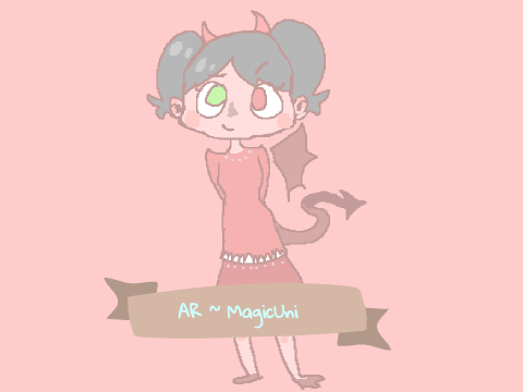AR~Half demon girl