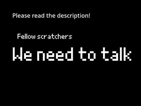 We need to talk