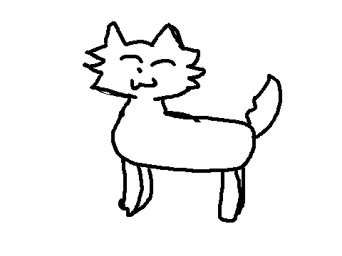 random little kitty animation