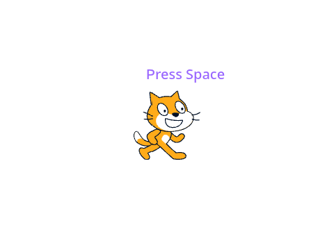 Press space