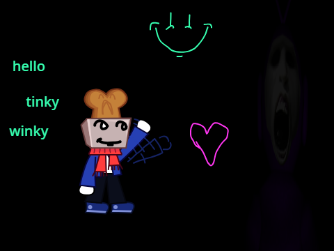 Mepp Meets Tinky Winky