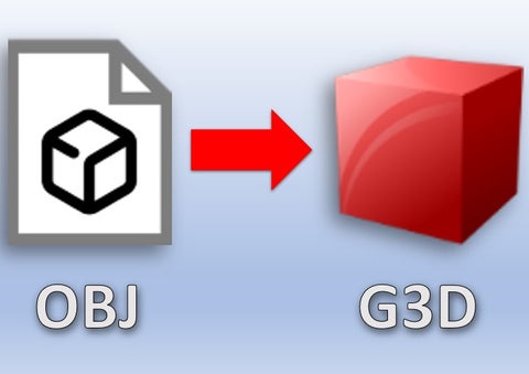 Obj to Glue3D