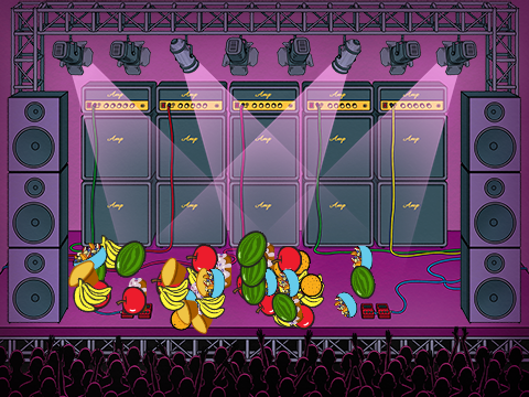 Throw food at the stage because you hate the performance