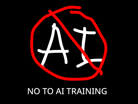 NO TO AI TRAINING 